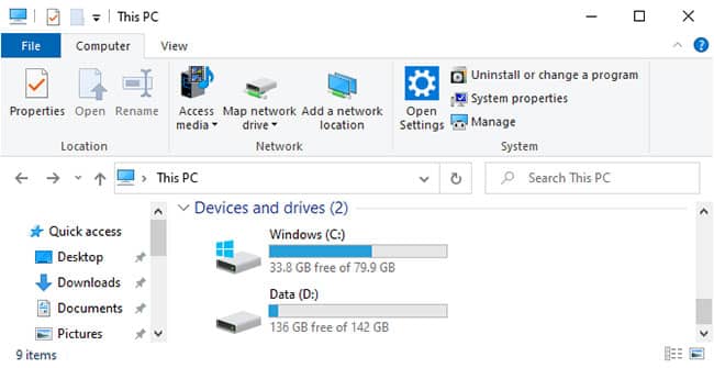 windows-10-dong-bang-may-tinh-1 Giải phóng dung lượng lưu trữ