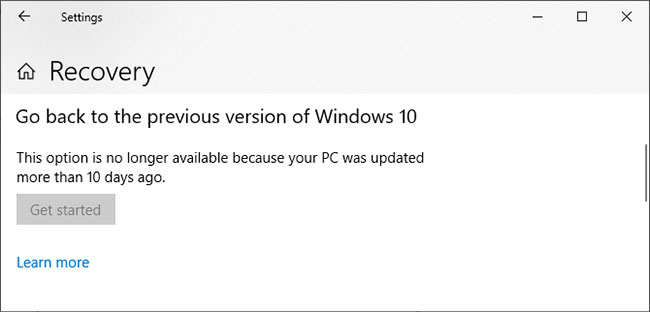 windows-10-dong-bang-may-tinh-6 Quay lại phiên bản trước của Windows 10