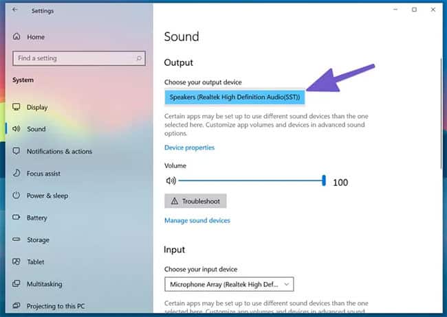 windows-10-khong-phat-hien-tai-nghe-2 Chọn tai nghe được kết nối