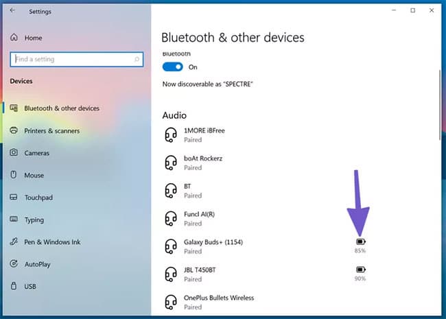 windows-10-khong-phat-hien-tai-nghe-3 Các thiết bị hiện đã kết nối sẽ được hiển thị