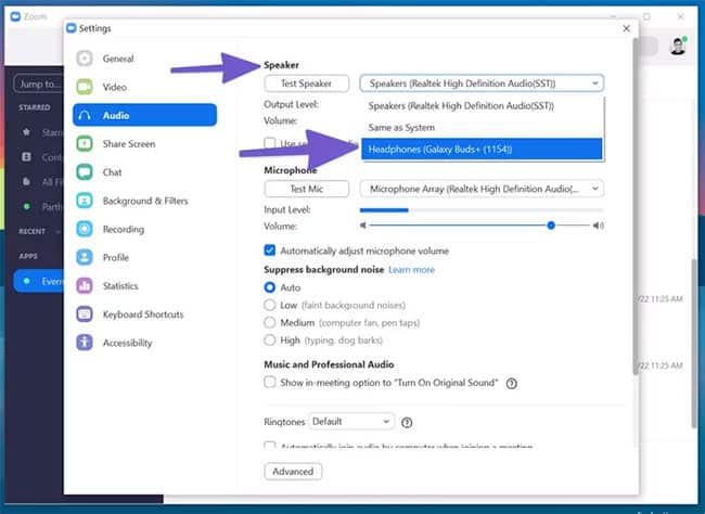 windows-10-khong-phat-hien-tai-nghe-5 Chọn tai nghe được kết nối làm thiết bị đầu ra