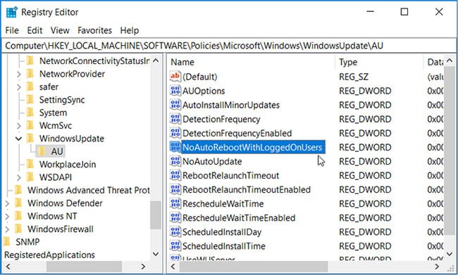 windows-bi-danh-thuc-ngau-nhien-de-kiem-tra-cap-nhat-6 Nhấp đúp vào giá trị NoAutoRebootWithLoggedOnUsers
