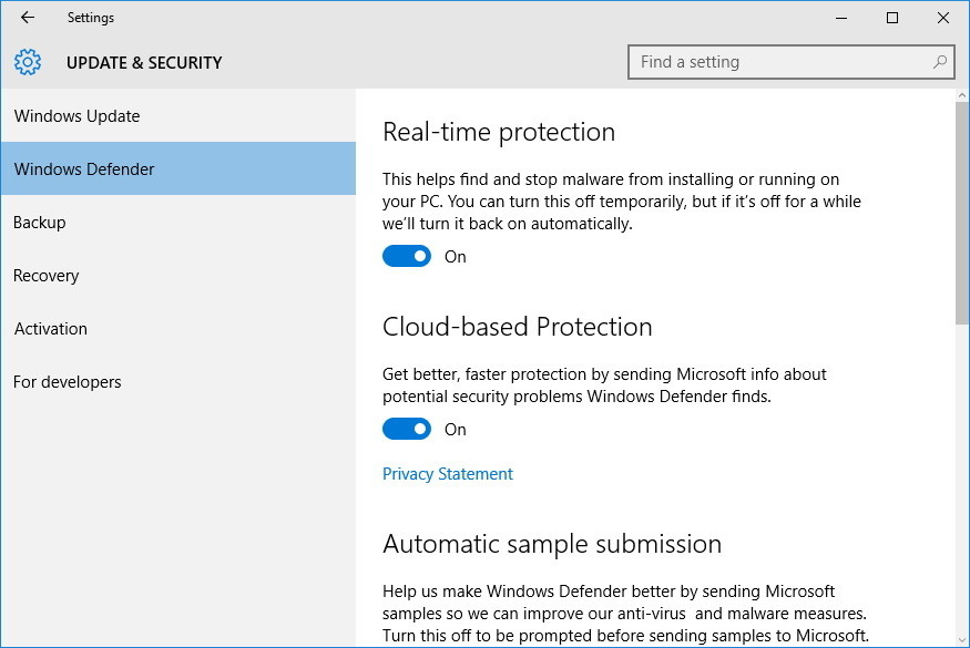 Windows Defender