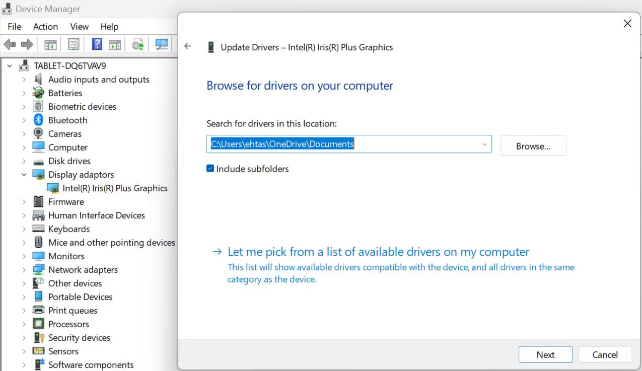 windows-khong-phat-hien-card-do-hoa-7 Cập nhật driver đồ họa theo cách thủ công thông qua Device Manager trên Windows.