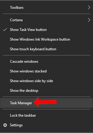 Mở Task Manager
