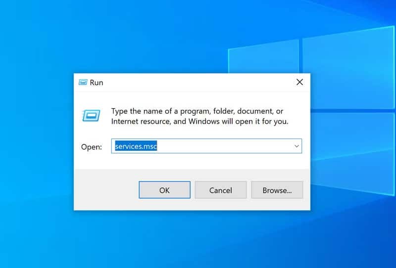 windows-security-center-khong-khoi-dong-4 Khởi chạy hộp thoại Windows Services