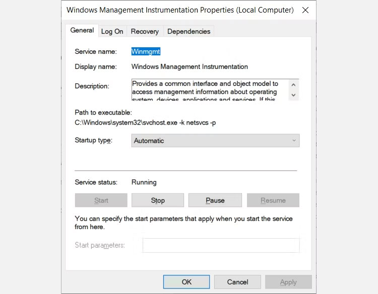 windows-security-center-khong-khoi-dong-6 Đặt Startup type thành Automatic