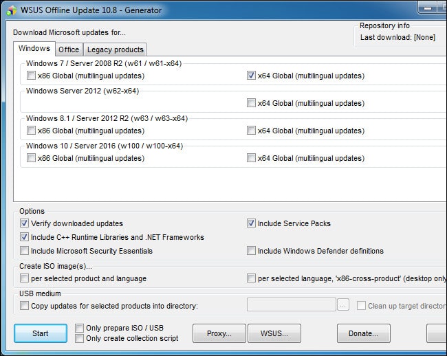 Lựa chọn phiên bản Windows