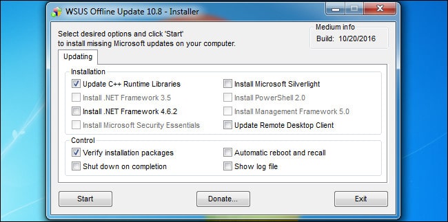 Sau khi công cụ hoàn tất quá trình cài đặt update
