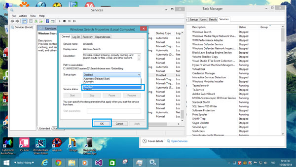 Hướng dẫn sửa lỗi Full Disk 100% trên Windows