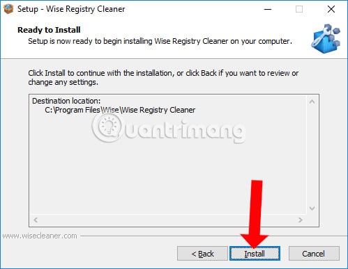 Nhấn Install